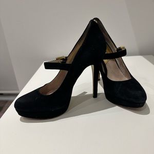 Michael Kors black women’s mary Jane heels! Lightly used, platform base!